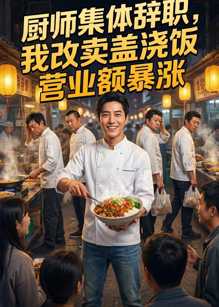 厨师集体辞职，我改卖盖浇饭营业额暴涨封面图