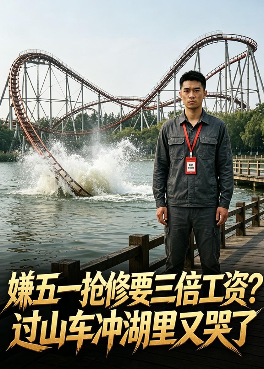 嫌五一抢修要三倍工资过山车冲湖里又哭了