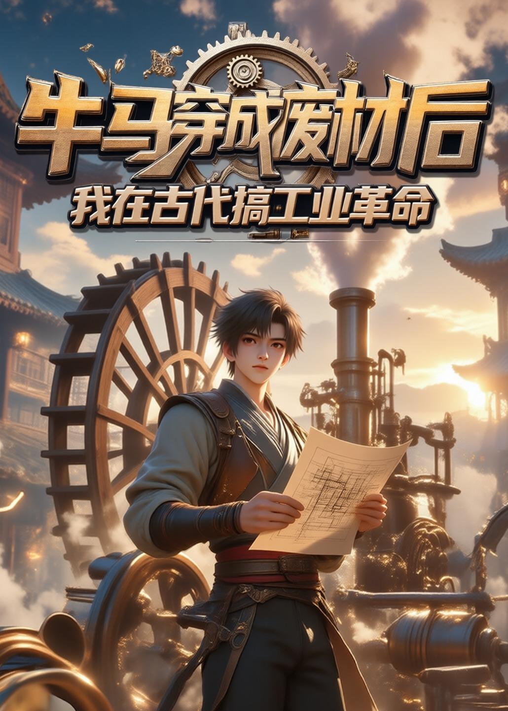 牛马穿成废材后，我在古代搞工业革命封面图