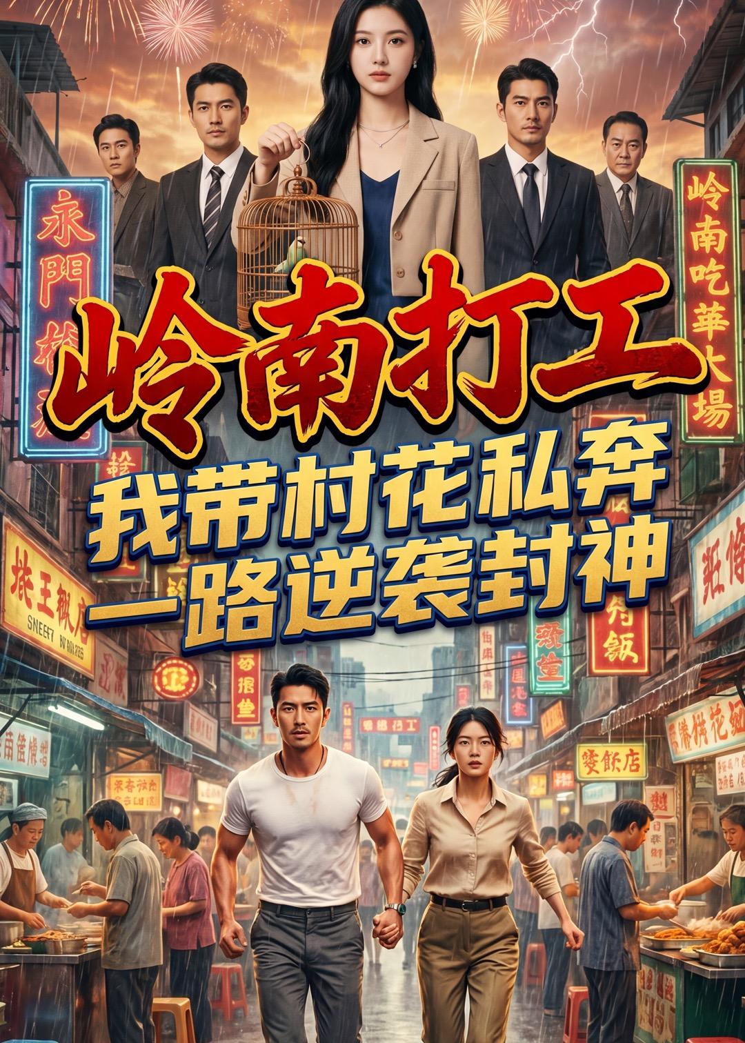 岭南打工：我带村花私奔，一路逆袭封神封面图