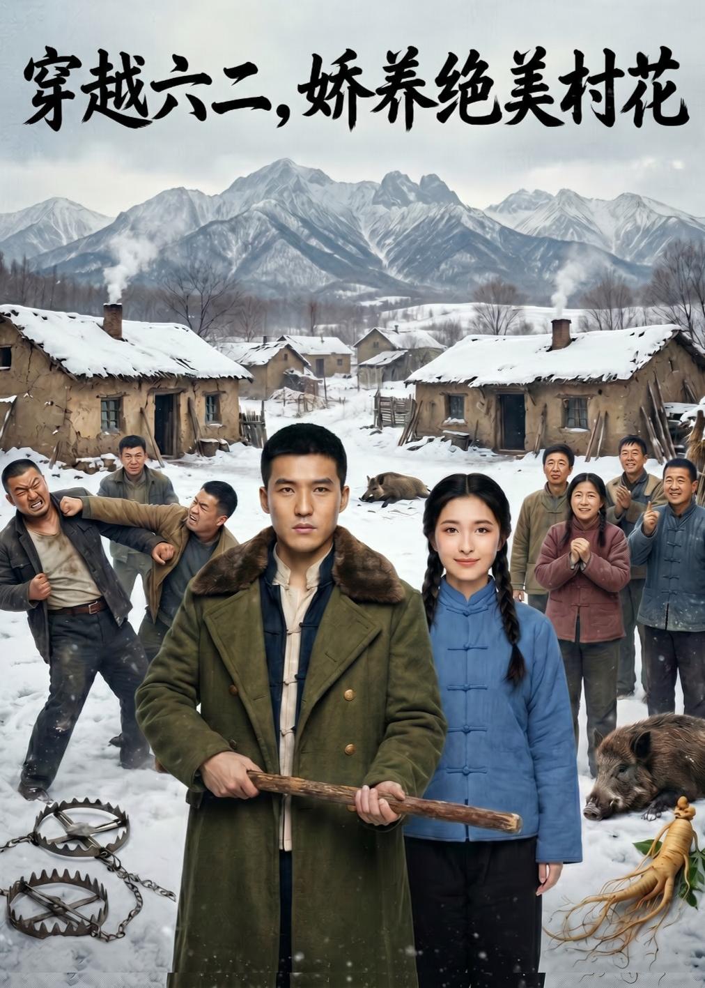 穿越六二，娇养绝美村花封面图